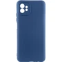 Чохол для телефона TPU Case Getman Liquid Silk Full Camera Navy Blue для Motorola Moto G32