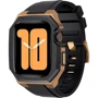 Аксессуар для Watch Fluororuuber with Stainless Stell Case Black/Gold (FLS181117) for Apple Watch 44/45/49mm Ultra: Совместимость Apple Watch 49mm, Apple Watch 45mm, Apple Watch 44mm