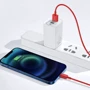 Кабель Baseus USB Cable to Lightning Superior Series 2.4A 2m Red (CALYS-C09) фото 4