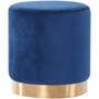 Пуф AMF Madrid Blue / Golden Chrom (547499)