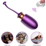 Виброяйцо с подогревом BOSS FoxShow Love Egg Purple