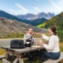 Зарядна станція Bluetti AC2A 204,8Wh 300W UA: Особливості моделі Чистая синусоида, Маленькие, Дисплей, Bluetooth, Wi-Fi, Управление со смартфона