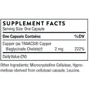 Thorne Research Copper Bisglycinate 60 Veg Caps Медь: Тип Медь