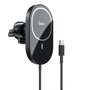 Держатель Hoco Car Holder Air Ven iDeal MagSafe Wireless 15W Black (CA90) for iPhone 16 I 15 I 14 I 13 I 12 series 