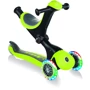 Самокат GLOBBER серии GO UP DELUXE LIGHTS 5в1 зеленый, колеса с подсветкой, 20/50кг: Тип колес литые