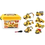 Игровой набор-конструктор SJA Toys Строительные машины 7 в 1, 68 деталей (QL6701S-5)