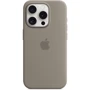 Чехол для iPhone Apple iPhone 15 Pro Silicone Case with MagSafe - Clay (MT1E3ZM/A): Материалы Силикон