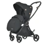 Коляска дитяча EL CAMINO ME 1078 VERSA Clover Black Чорний чорна рама (ME 1078 Clover Black): Тип коляски Прогулочная