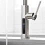 Смеситель для кухни Lefton Waterfall & Pull-Out Kitchen Faucet with Temperature Display-KF2209 Brushed Nickel: Вид смесителя Однорычажный