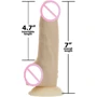 Фаллоимитатор с вибрацией и ротацией Naked ADDICTION Chris 7″ Rotating & Vibrating Dong, пульт ДУ