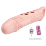 Удлиняющая насадка с вибростимуляцией PRETTY LOVE - PENIS SLEEVE Cecelia, BI-026242