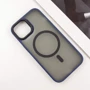 Чехол для iPhone Blueo Skin Friendly Frosted with MagSafe Blue for iPhone 15 Pro Max: Цвет синий