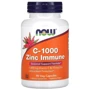 Now Foods C-1000 Zinc Immune Вітамін С та цинк для імунітету 1000 мг/15 мг 90 вегетаріанських капсул