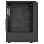 Корпус AeroCool Quantum Mesh-G-BK-v2 Black (ACCM-PV31033.11): Материал передней панели пластик и сталь