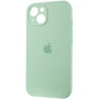 Чехол для iPhone Mobile Case Silicone Case Full Camera Protective Pistachio for iPhone 15: Материалы Силикон