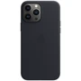 Чехол для iPhone Apple Leather Case with MagSafe Midnight (MM1R3) for iPhone 13 Pro Max: Материалы кожа