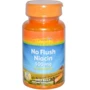 Thompson No Flush Niacin 500 mg 30 Veggie Caps Витамин B3