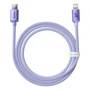 Кабель Baseus Cable USB-C to Lightning Crystal Shine 20W 1.2m Purple (CAJY000205): Тип USB-C - Lightning