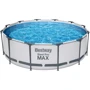 Бассейн Bestway каркасный круглый 366-100 см (56418) (фильтр-насос, лестница, ремкомпл, в коробке, 44-116-37 см) фото 1
