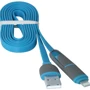 Кабель Defender USB Cable to Lightning/microUSB 1m Blue (87487) фото 3