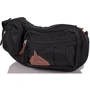 Чоловіча сумка через плече Onepolar чорна (W3015-black): Фактура Ткана