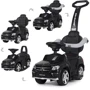 Каталка-толокар Bambi 3 в 1 M 3186L-2 Черная
