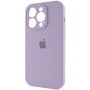 Чехол для iPhone Mobile Case Silicone Case Full Camera Protective Lilac for iPhone 15 Pro Max: Материалы Силикон