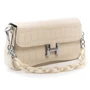 Жіноча сумка крос боді Alex Rai 03-01 1898 beige бежева (34282)