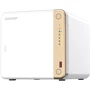 Сетевой накопитель (NAS) Qnap TS-462-4G: Слоты для дисков 4x2,5" или 3,5" HDD/SSD с интерфейсом SATA, 2xM.2 2280 (PCIe Gen 3x1)