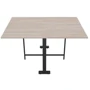Стол раскладной AMF Fold 2 FL2 1400 1380/210х1000х750Н черный/Дуб Сонома (221220): Форма столешницы Прямоугольная