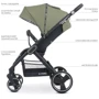 Коляска El Camino Dynamic PRO ME 1053N (khaki) фото 18