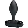 Анальная пробка LYBAILE Pretty Love Vibra Butt Plug Black