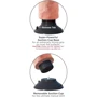 Вибратор Vibrating King Cock 9, 20.3x5.3 см