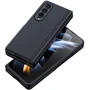 Аксессуар для смартфона GKK Leather Wallet with Stand Carbon for Samsung F936 Galaxy Fold 4: Тип накладка на заднюю часть