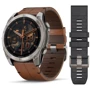 Смарт-часы Garmin Fenix 8 AMOLED 51mm Sapphire Carbon Grey DLC with Chestnut Leather Band (010-02905-40)