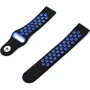 Ремешок Becover Sport Band Vents Style 20mm Black/Blue for Amazfit Bip Lite/Bip S Lite/Bip 3/Bip 3 Pro/GTR 42mm/GTS/TicWatch S2/TicWatch E/GTS 3/GTS 2 mini (705701) фото 5
