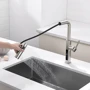 Смеситель для кухни Lefton Waterfall & Pull-Out Kitchen Faucet with Temperature Display-KF2209 Brushed Nickel: Вес, кг 2.5