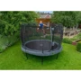 Батут EXIT Elegant Premium 366 cm grey с сеткой безопасности Deluxe для детей и взрослых: Максимальный вес пользователя, кг 130