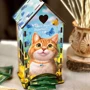 Чайный домик Ubee "Рыжий котик" Деревянная шкатулка (ПСФ156) фото 5