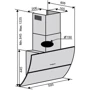Вытяжка Ventolux SPACE 60 BK (1200) TRC AO: Рекомендуемая площадь помещения (при высоте 2,7 м), м² более 28.5