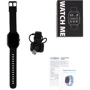 Смарт-часы Globex Smart Watch Me Black: Фитнес-функции Тонометр, Пульсометр, Скорость движения, Подсчет калорий, Шагомер, Пульсоксиметр