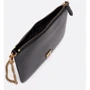 Женский клатч PINKO FLAT CLASSIC VITELLO SETA черный (100455A0F1Z99Q): Застежка Молния