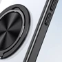 Чохол для iPhone Mobile Case TPU+PC Metal Ring with MagSafe Black для iPhone 14 Pro Max: Матеріали поликарбонат и полиуретан