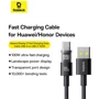 Кабель Baseus USB Cable to USB-C Display 2 Fast Charging Data 100W 1m Black (P10382701121-00) фото 5