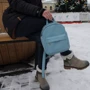 Женский рюкзак Sambag Brix SB голубой (11111010): Застежка Молния