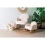 Дитяче крісло-гойдалка Childhome teddy white (RCKTOW) фото 3