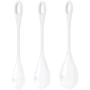 Набор йони бусин Satisfyer Yoni Power 1 White, диаметр 2-2,5-3см, вес 22-46-74гр