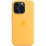 Чехол для iPhone Apple iPhone 15 Pro Silicone Case with MagSafe - Sunshine (MWNK3ZM/A): Цвет желтый
