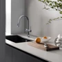 Смеситель для кухни Lefton Automatic Sensor & Pull-Down Kitchen Faucet with Temperature Display-KF2206 Chrome: Вид смесителя Однорычажный