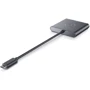 Адаптер Dell Adapter USB-C to 2хUSB+USB-C with Power Deliver Black (470-AEGX) фото 4